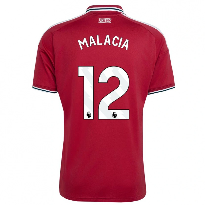 Danxen Kinderen Tyrell Malacia #12 Rood Geel Wit Thuisshirt Thuistenue 2026/27 T-Shirt