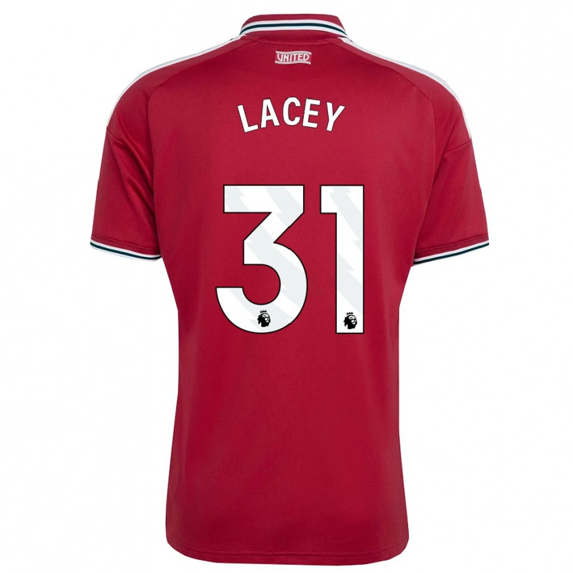 Danxen Kinderen Shea Lacey #31 Rood Geel Wit Thuisshirt Thuistenue 2026/27 T-Shirt