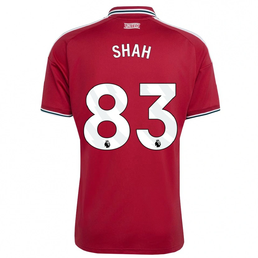 Danxen Kinderen Jariyah Shah #83 Rood Geel Wit Thuisshirt Thuistenue 2026/27 T-Shirt