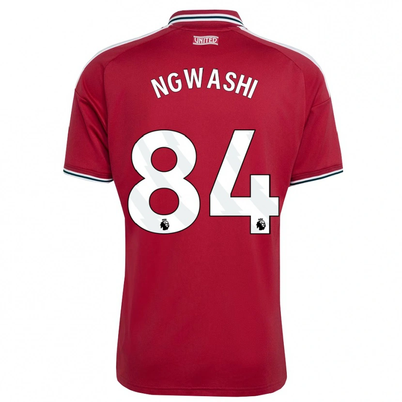 Danxen Kinderen Jayden Ngwashi #84 Rood Geel Wit Thuisshirt Thuistenue 2026/27 T-Shirt