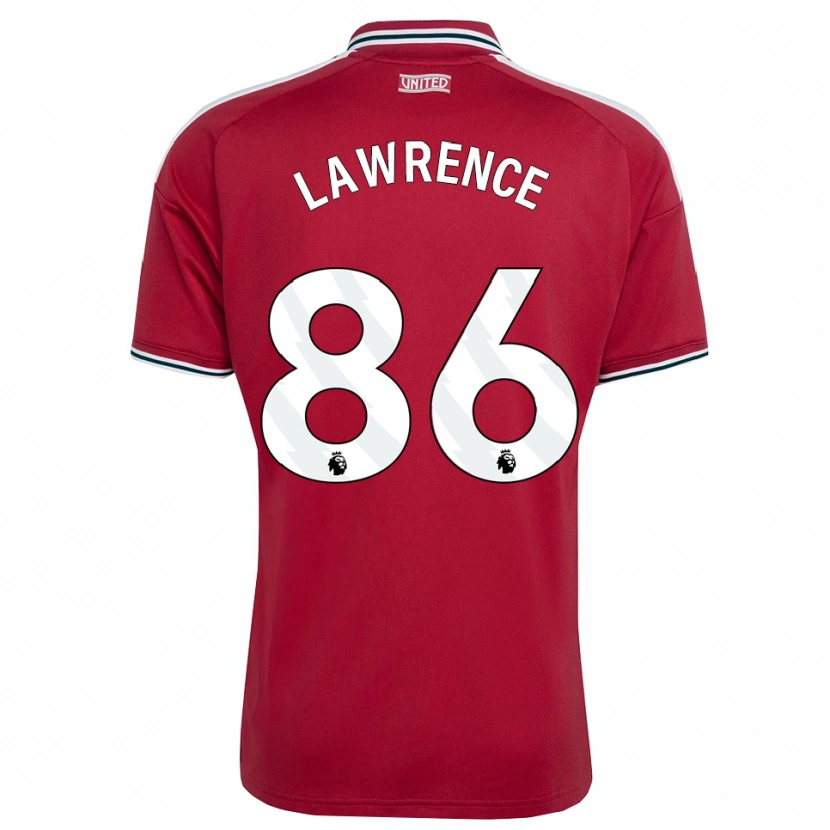 Danxen Kinderen Marcus Lawrence #86 Rood Geel Wit Thuisshirt Thuistenue 2026/27 T-Shirt