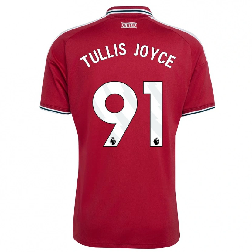 Danxen Kinderen Phallon Tullis-Joyce #91 Rood Geel Wit Thuisshirt Thuistenue 2026/27 T-Shirt