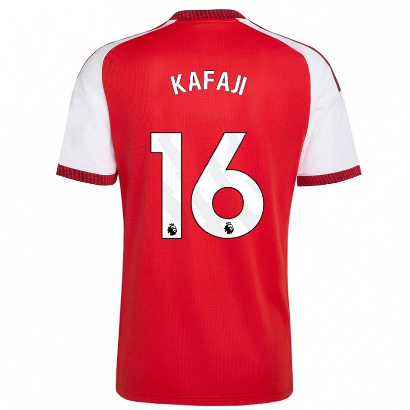 Danxen Kinderen Rosa Kafaji #16 Rood Wit Zwart Thuisshirt Thuistenue 2026/27 T-Shirt