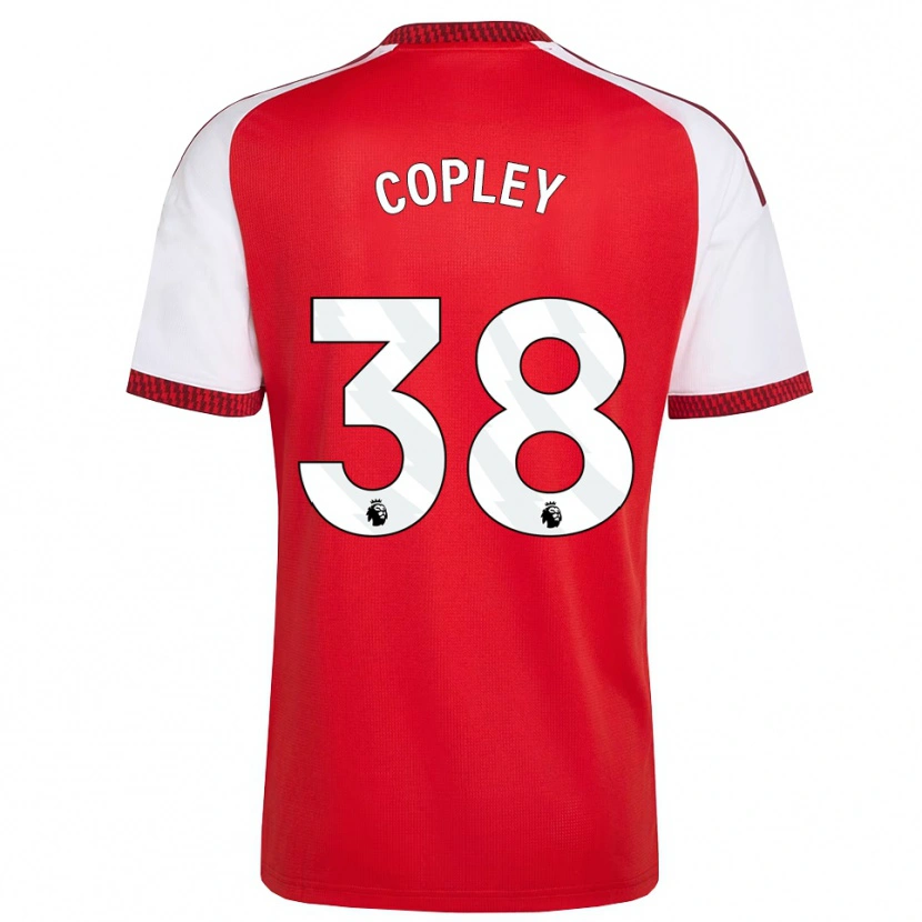 Danxen Kinderen Louie Copley #38 Rood Wit Zwart Thuisshirt Thuistenue 2026/27 T-Shirt