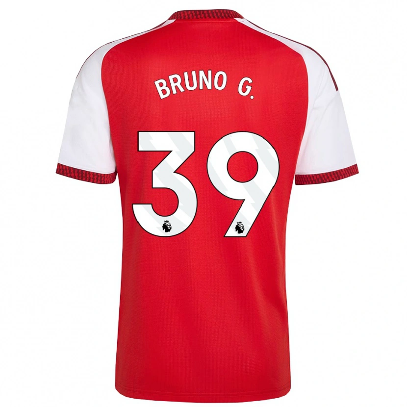 Danxen Kinderen Bruno Guimarães #39 Rood Wit Zwart Thuisshirt Thuistenue 2026/27 T-Shirt
