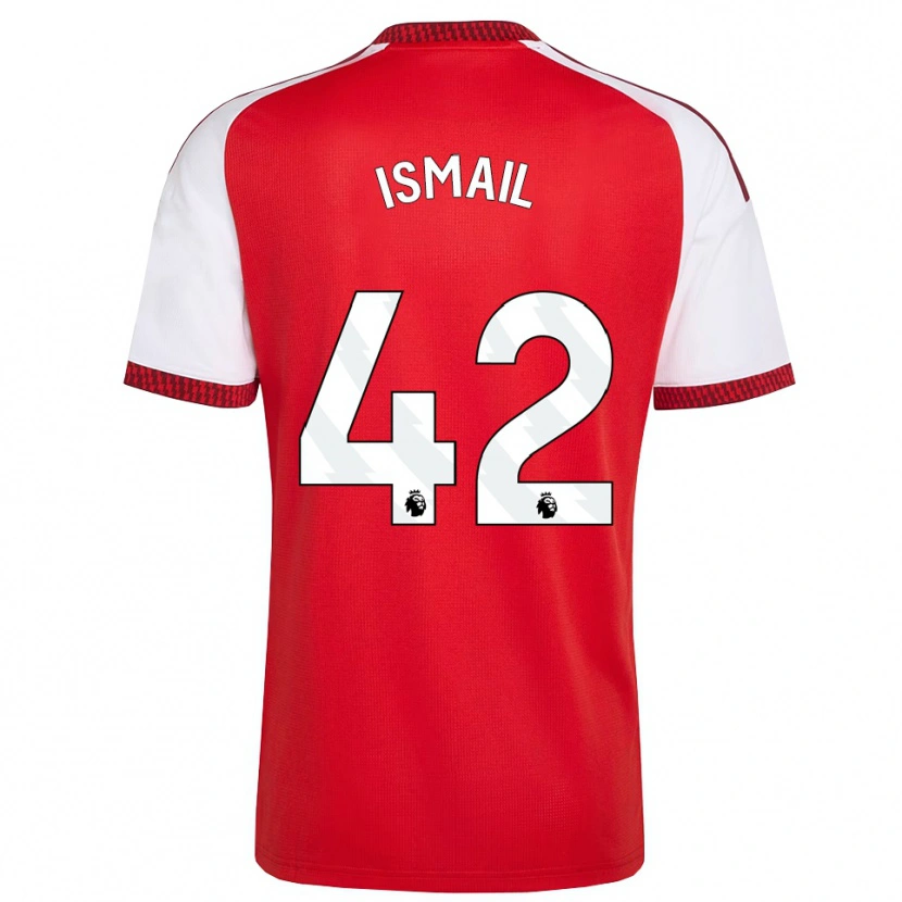 Danxen Kinderen Cam'ron Ismail #42 Rood Wit Zwart Thuisshirt Thuistenue 2026/27 T-Shirt