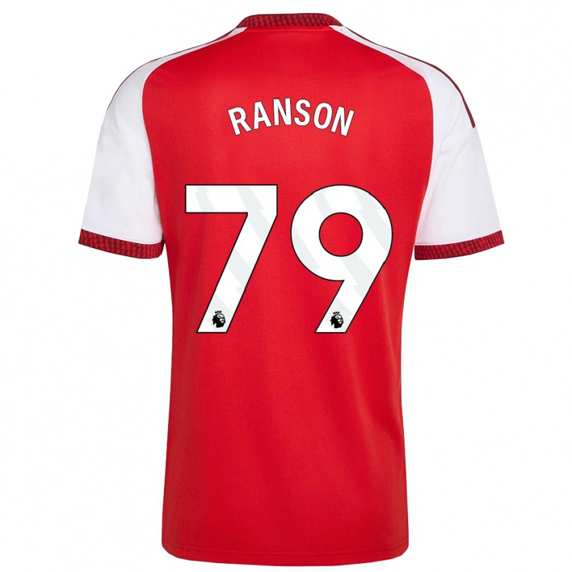 Danxen Kinderen Khari Ranson #79 Rood Wit Zwart Thuisshirt Thuistenue 2026/27 T-Shirt
