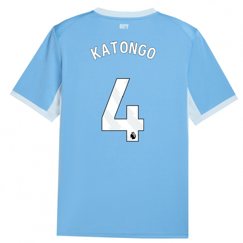 Danxen Kinderen Jadel Katongo #4 Licht Hemelsblauw Wit Thuisshirt Thuistenue 2026/27 T-Shirt