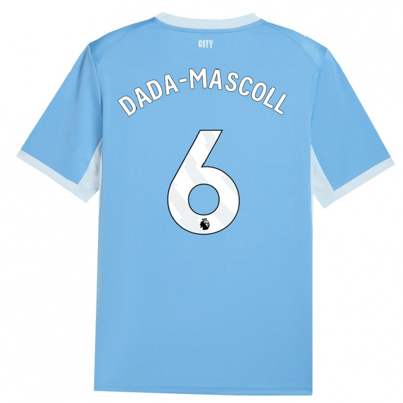 Danxen Kinderen Isaiah Dada-Mascoll #6 Licht Hemelsblauw Wit Thuisshirt Thuistenue 2026/27 T-Shirt