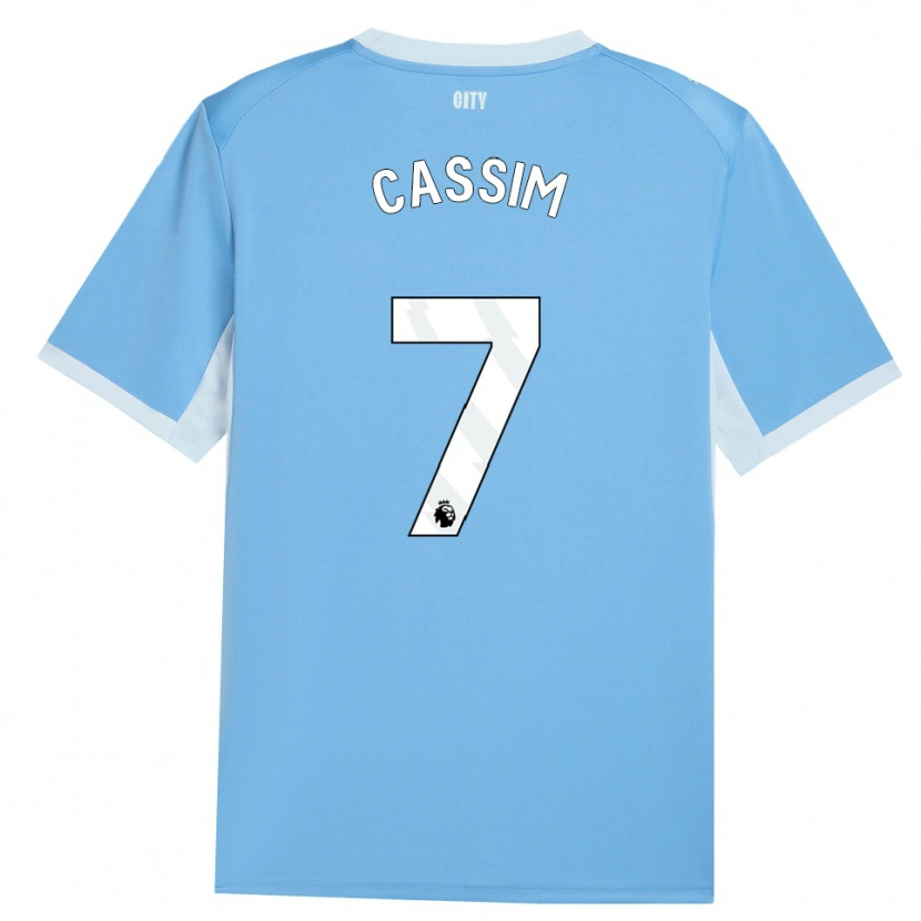 Danxen Kinderen Karim Cassim #7 Licht Hemelsblauw Wit Thuisshirt Thuistenue 2026/27 T-Shirt