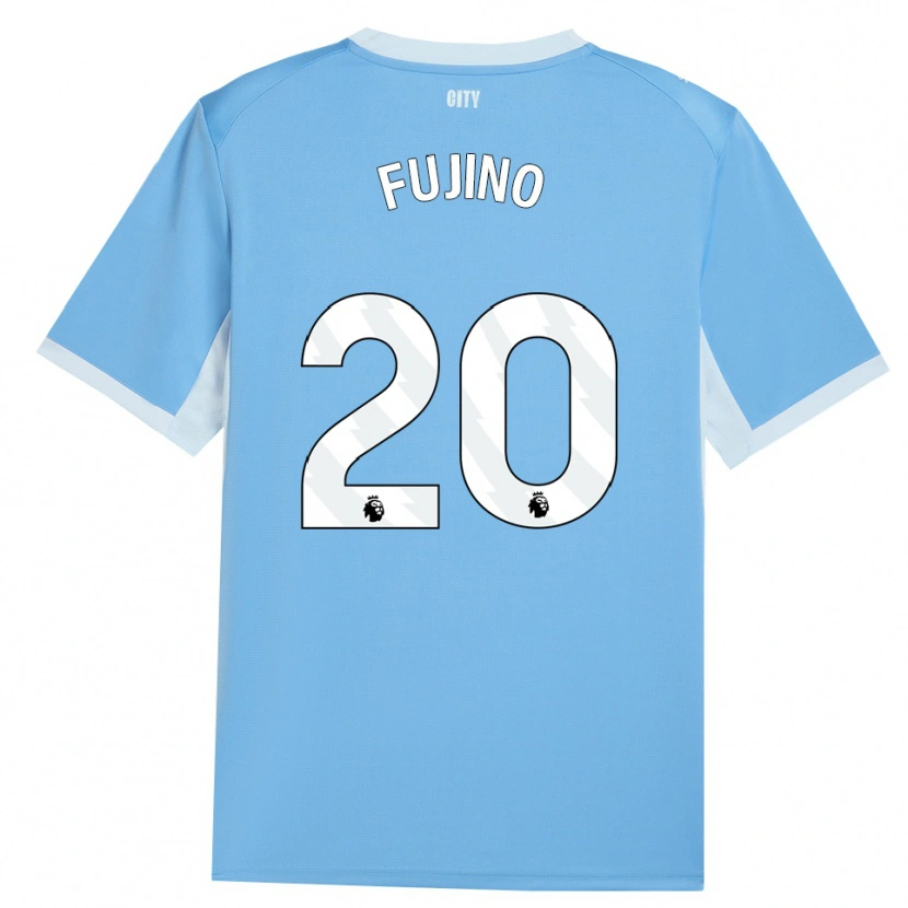 Danxen Kinderen Aoba Fujino #20 Licht Hemelsblauw Wit Thuisshirt Thuistenue 2026/27 T-Shirt