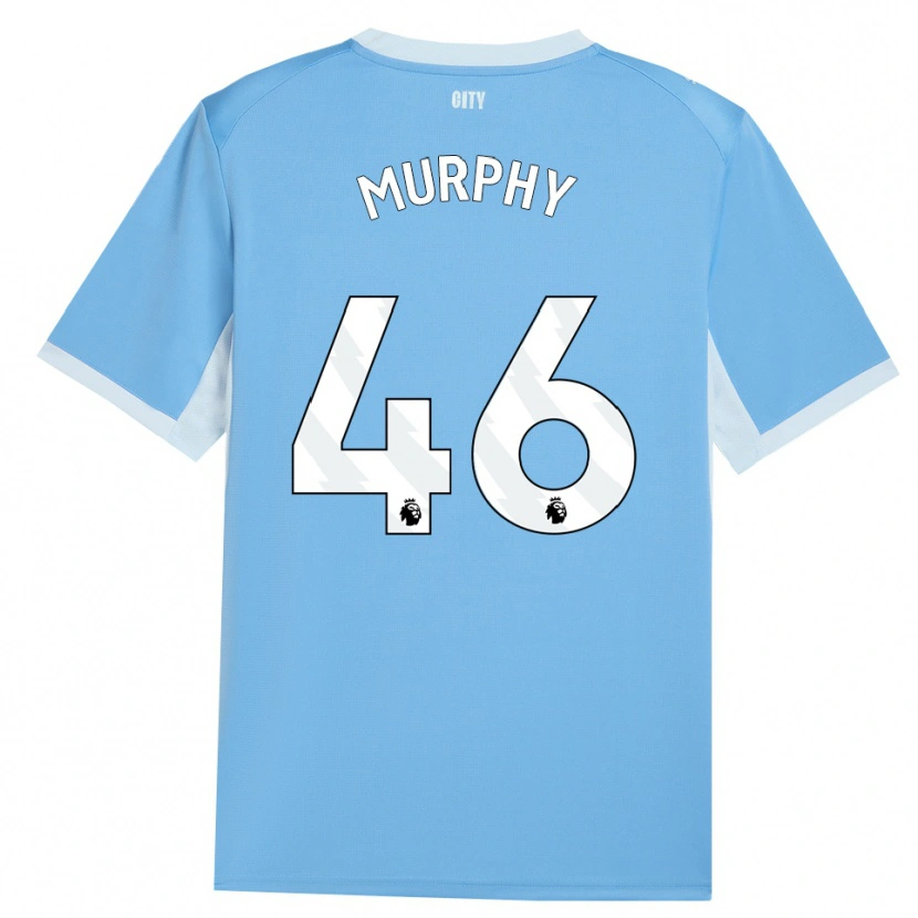 Danxen Kinderen Lily Murphy #46 Licht Hemelsblauw Wit Thuisshirt Thuistenue 2026/27 T-Shirt