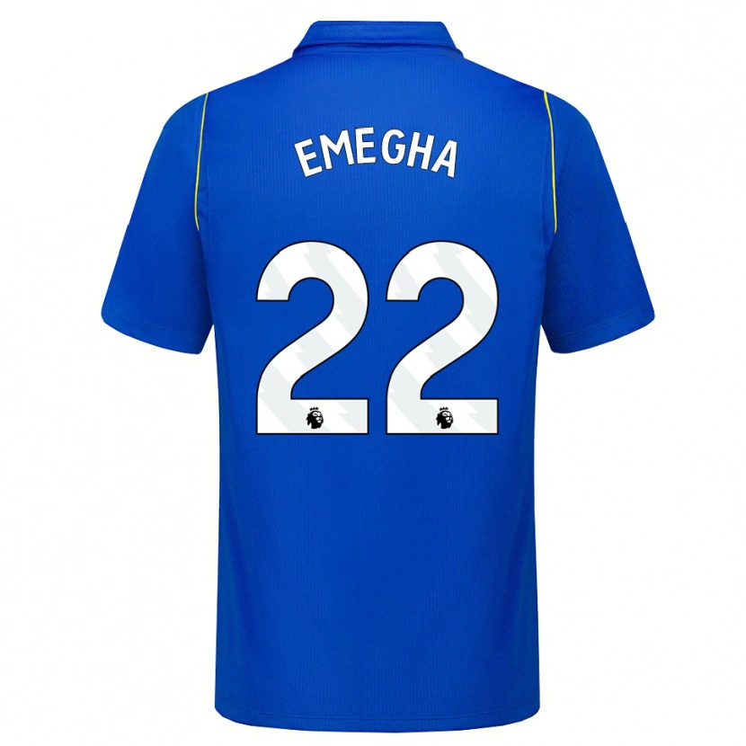 Danxen Kinderen Emmanuel Emegha #22 Blauw Geel Thuisshirt Thuistenue 2026/27 T-Shirt