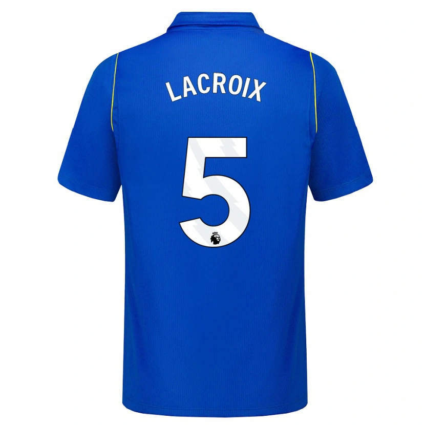 Danxen Kinderen Maxence Lacroix #5 Blauw Geel Thuisshirt Thuistenue 2026/27 T-Shirt