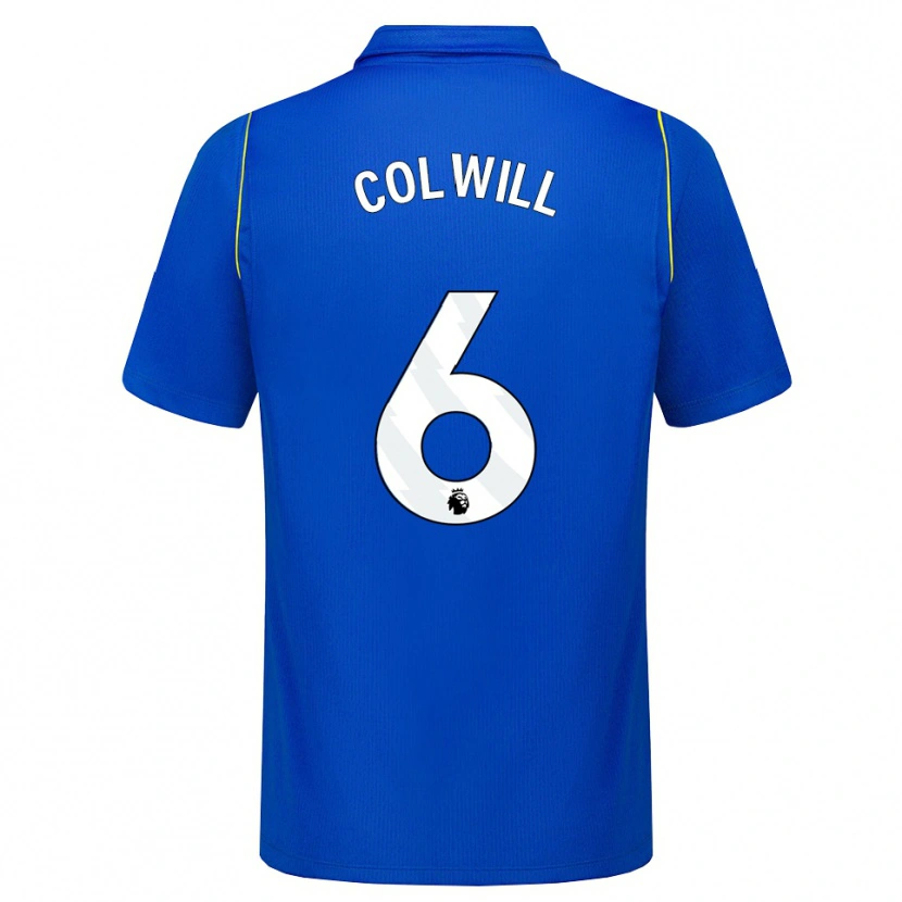 Danxen Kinderen Levi Colwill #6 Blauw Geel Thuisshirt Thuistenue 2026/27 T-Shirt