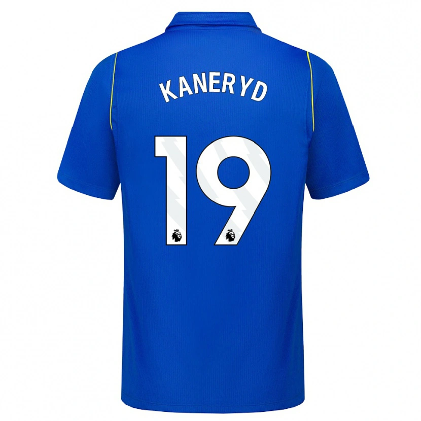 Danxen Kinderen Johanna Rytting Kaneryd #19 Blauw Geel Thuisshirt Thuistenue 2026/27 T-Shirt