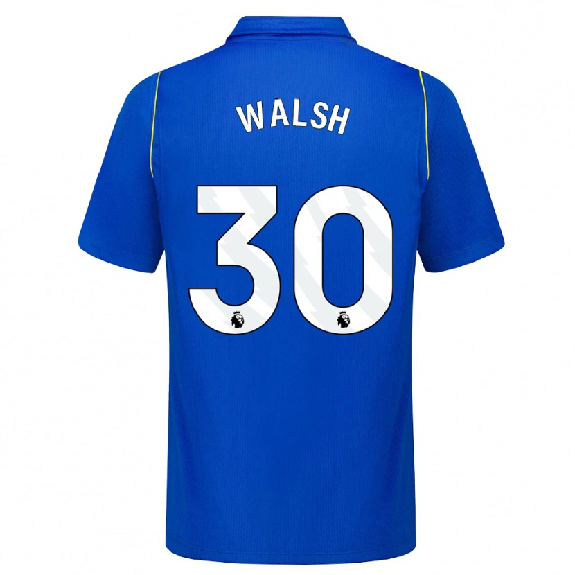 Danxen Kinderen Keira Walsh #30 Blauw Geel Thuisshirt Thuistenue 2026/27 T-Shirt