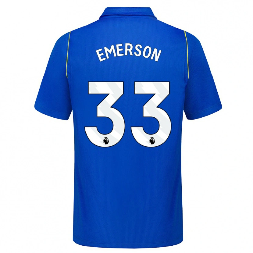 Danxen Kinderen Emerson #33 Blauw Geel Thuisshirt Thuistenue 2026/27 T-Shirt