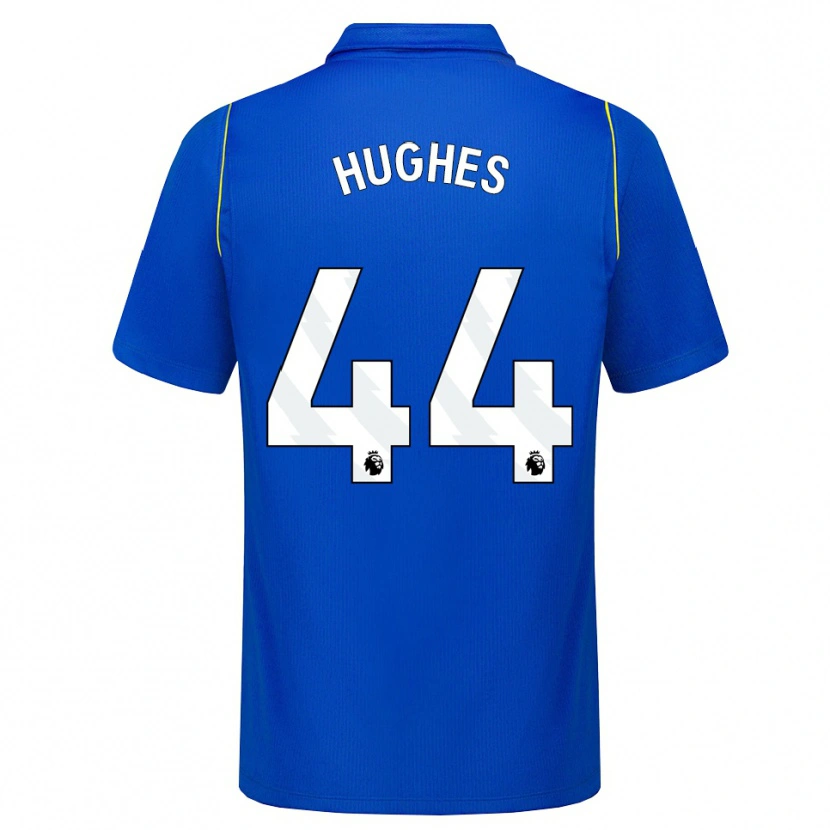 Danxen Kinderen Brodi Hughes #44 Blauw Geel Thuisshirt Thuistenue 2026/27 T-Shirt