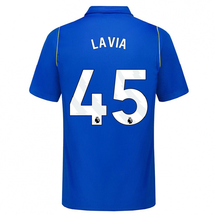 Danxen Kinderen Roméo Lavia #45 Blauw Geel Thuisshirt Thuistenue 2026/27 T-Shirt