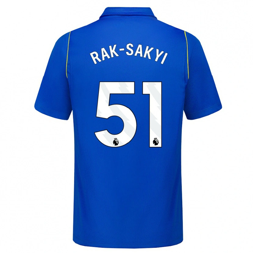 Danxen Kinderen Sam Rak-Sakyi #51 Blauw Geel Thuisshirt Thuistenue 2026/27 T-Shirt