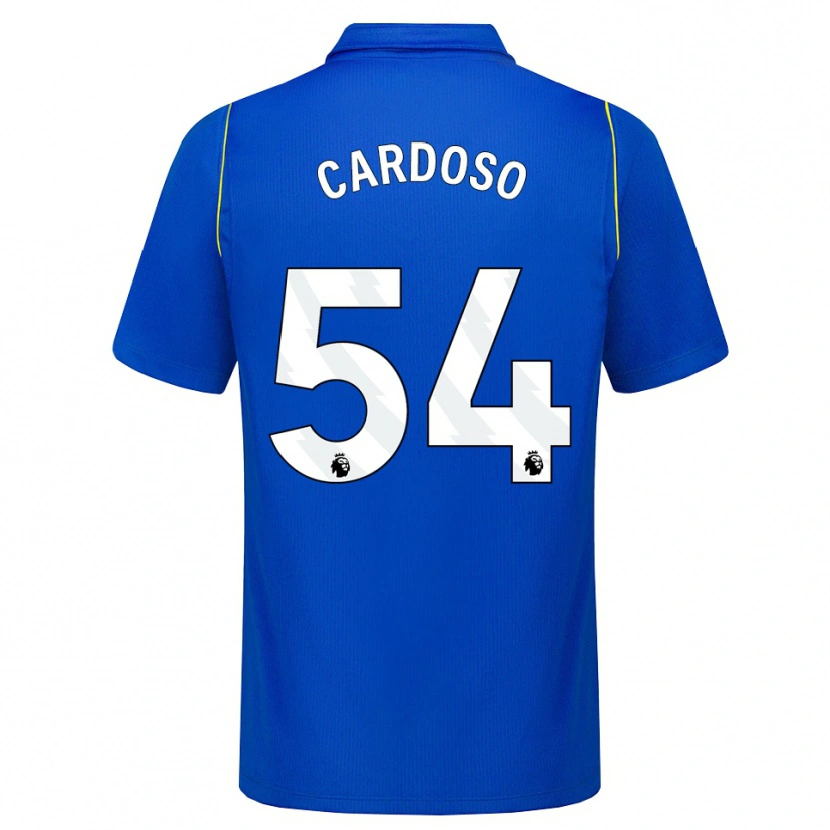 Danxen Kinderen Leo Cardoso #54 Blauw Geel Thuisshirt Thuistenue 2026/27 T-Shirt