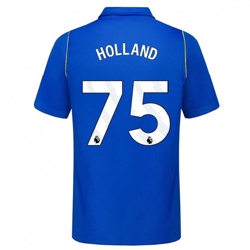 Danxen Kinderen Charlie Holland #75 Blauw Geel Thuisshirt Thuistenue 2026/27 T-Shirt