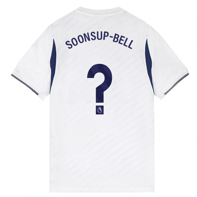 Danxen Kinderen Jude Soonsup-Bell #0 Wit Rood Paars Thuisshirt Thuistenue 2026/27 T-Shirt
