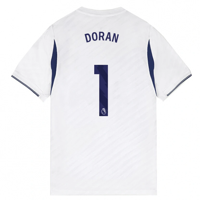 Danxen Kinderen Farren Doran #1 Wit Rood Paars Thuisshirt Thuistenue 2026/27 T-Shirt