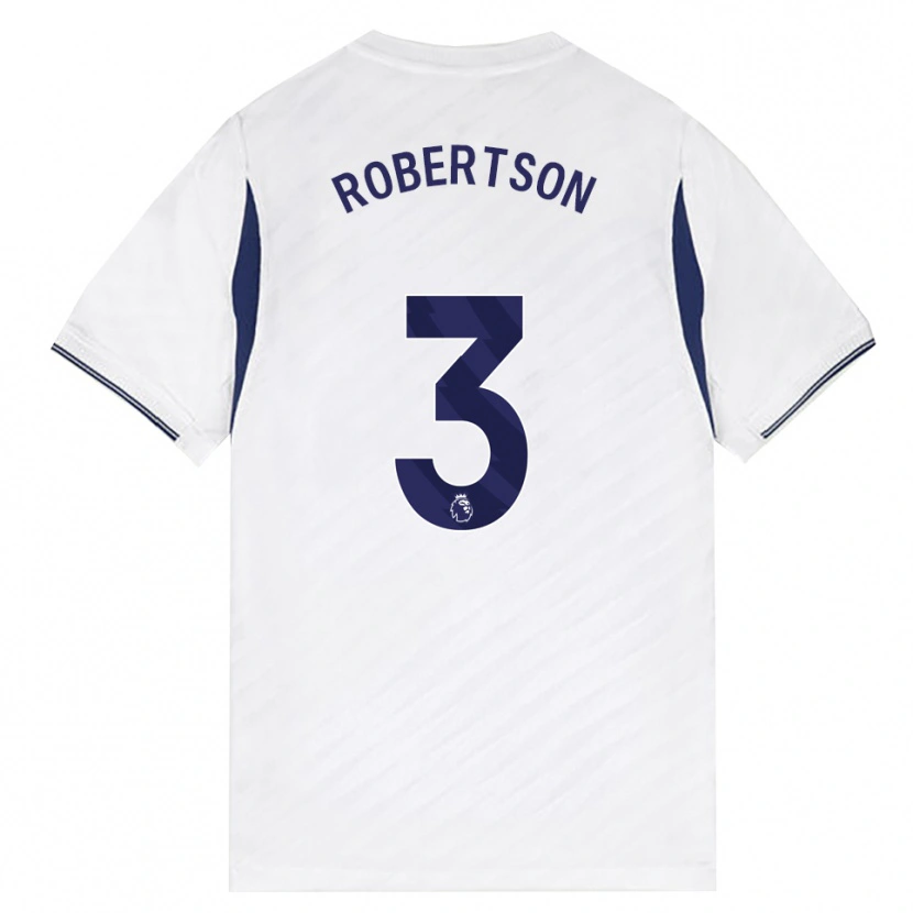Danxen Kinderen Andrew Robertson #3 Wit Rood Paars Thuisshirt Thuistenue 2026/27 T-Shirt