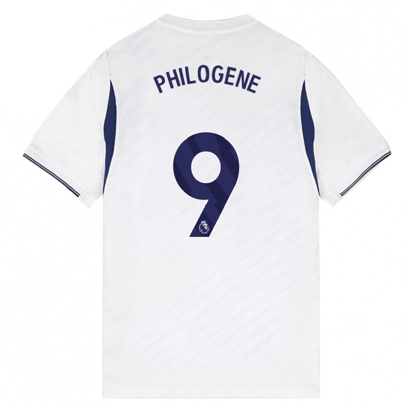 Danxen Kinderen Blake Philogene #9 Wit Rood Paars Thuisshirt Thuistenue 2026/27 T-Shirt