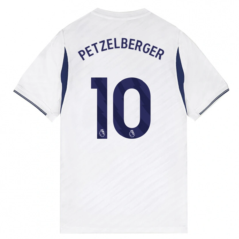 Danxen Kinderen Ramona Petzelberger #10 Wit Rood Paars Thuisshirt Thuistenue 2026/27 T-Shirt
