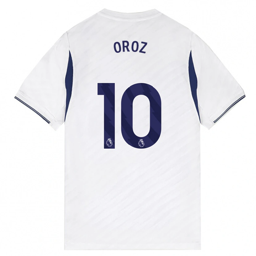 Danxen Kinderen Maite Oroz #10 Wit Rood Paars Thuisshirt Thuistenue 2026/27 T-Shirt