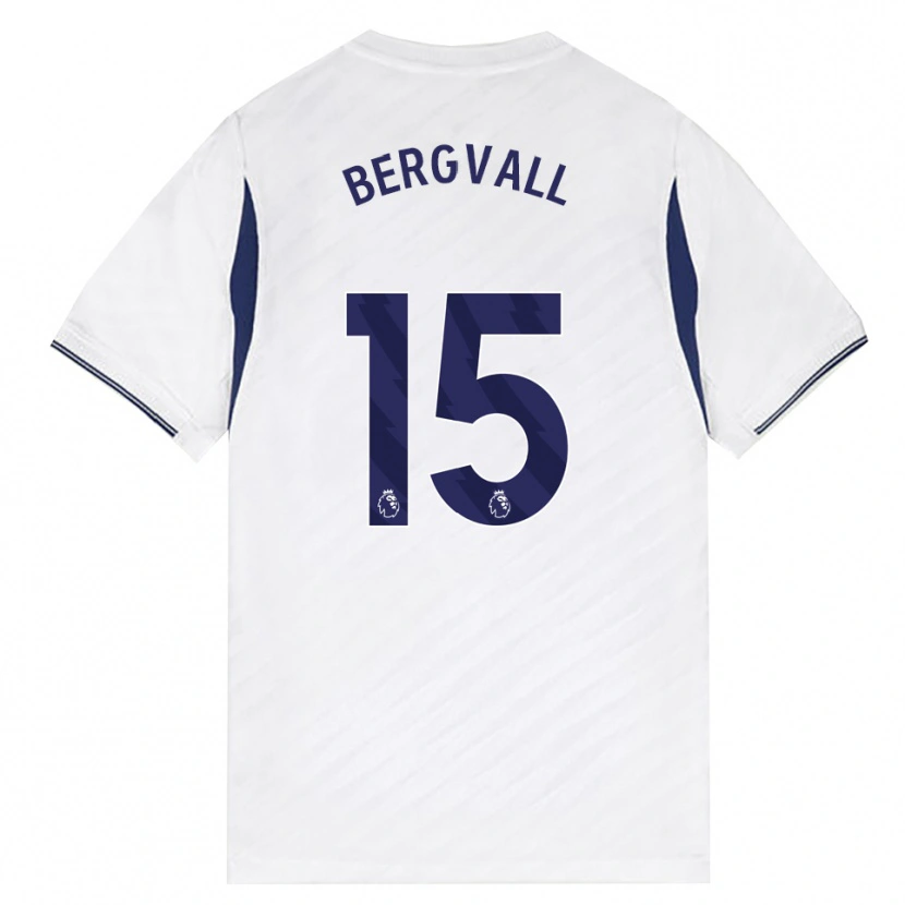 Danxen Kinderen Lucas Bergvall #15 Wit Rood Paars Thuisshirt Thuistenue 2026/27 T-Shirt