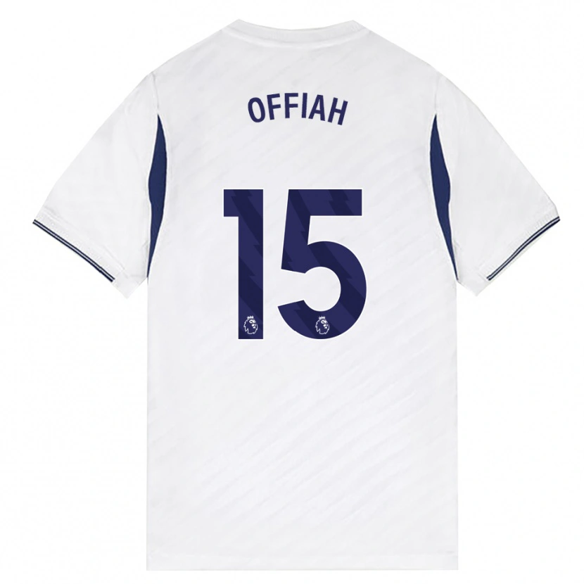 Danxen Kinderen Phoenix Offiah #15 Wit Rood Paars Thuisshirt Thuistenue 2026/27 T-Shirt
