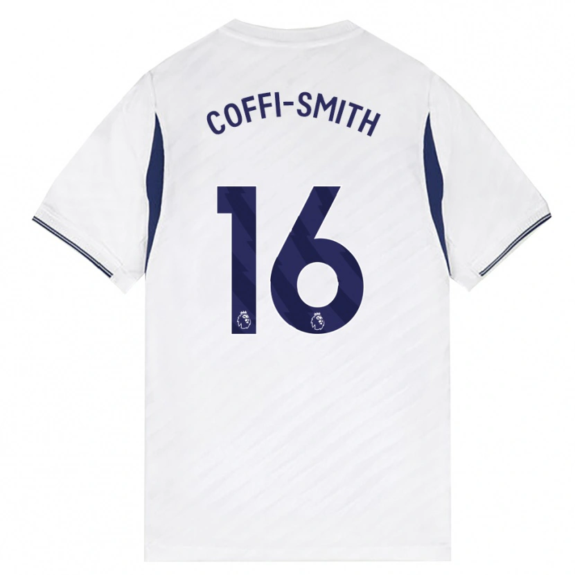 Danxen Kinderen Courtney Coffi-Smith #16 Wit Rood Paars Thuisshirt Thuistenue 2026/27 T-Shirt