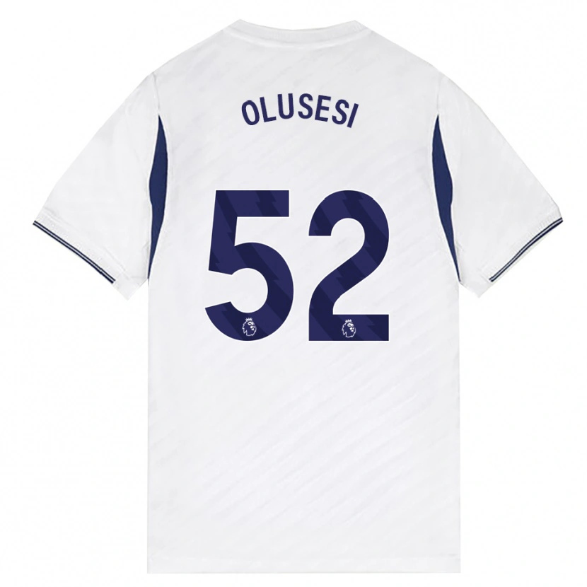 Danxen Kinderen Callum Olusesi #52 Wit Rood Paars Thuisshirt Thuistenue 2026/27 T-Shirt