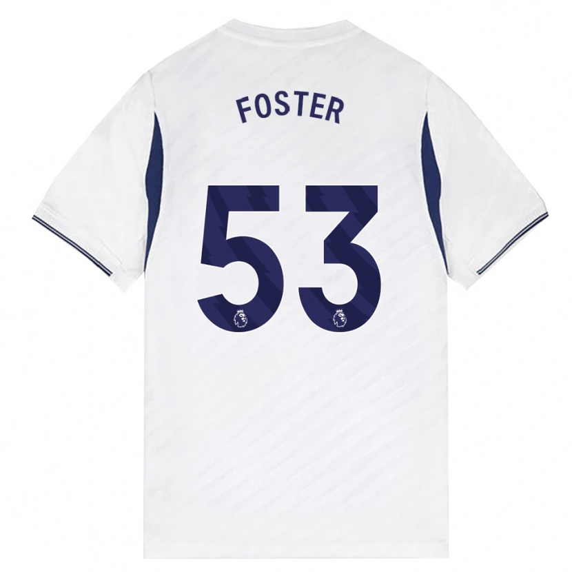 Danxen Kinderen Brooklyn Lyons Foster #53 Wit Rood Paars Thuisshirt Thuistenue 2026/27 T-Shirt
