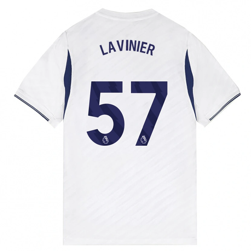 Danxen Kinderen Marcel Lavinier #57 Wit Rood Paars Thuisshirt Thuistenue 2026/27 T-Shirt