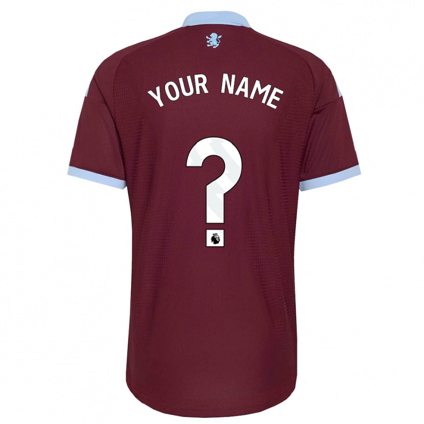 Danxen Kinderen Uw Naam #0 Korenbloemblauw Bordeaux Thuisshirt Thuistenue 2026/27 T-Shirt