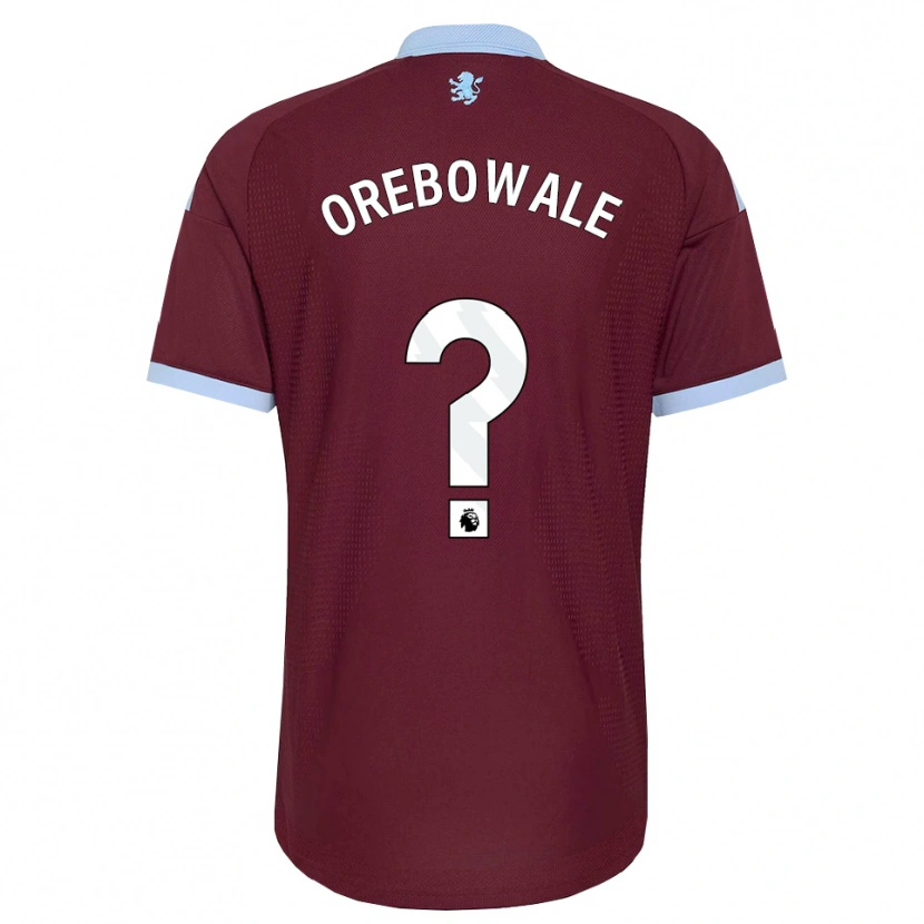 Danxen Kinderen Erin Orebowale #0 Korenbloemblauw Bordeaux Thuisshirt Thuistenue 2026/27 T-Shirt
