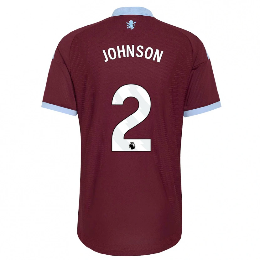 Danxen Kinderen Oscar Johnson #2 Korenbloemblauw Bordeaux Thuisshirt Thuistenue 2026/27 T-Shirt