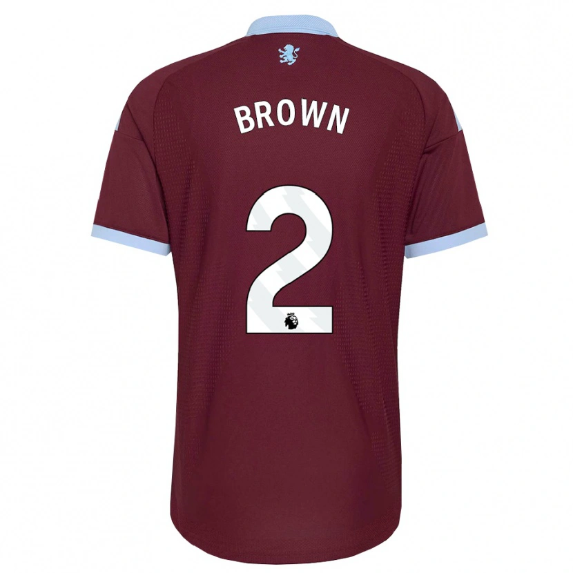 Danxen Kinderen Alvin Brown #2 Korenbloemblauw Bordeaux Thuisshirt Thuistenue 2026/27 T-Shirt