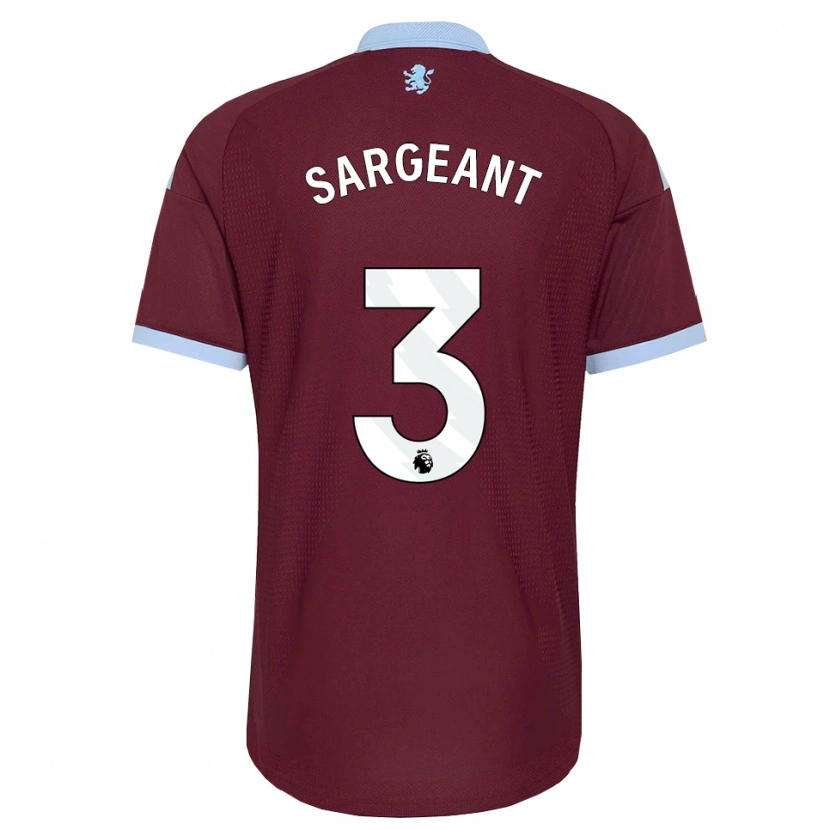 Danxen Kinderen Meaghan Sargeant #3 Korenbloemblauw Bordeaux Thuisshirt Thuistenue 2026/27 T-Shirt