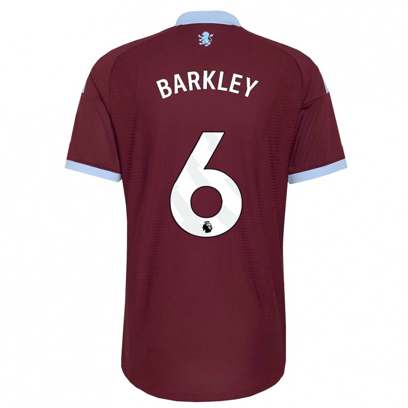 Danxen Kinderen Ross Barkley #6 Korenbloemblauw Bordeaux Thuisshirt Thuistenue 2026/27 T-Shirt