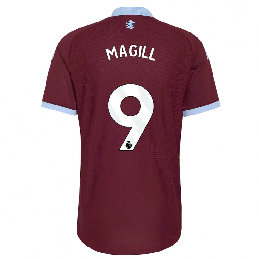 Danxen Kinderen Simone Magill #9 Korenbloemblauw Bordeaux Thuisshirt Thuistenue 2026/27 T-Shirt