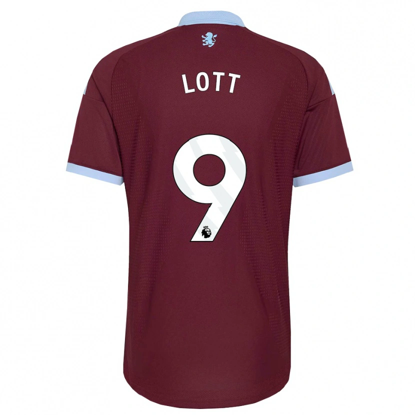 Danxen Kinderen Max Lott #9 Korenbloemblauw Bordeaux Thuisshirt Thuistenue 2026/27 T-Shirt