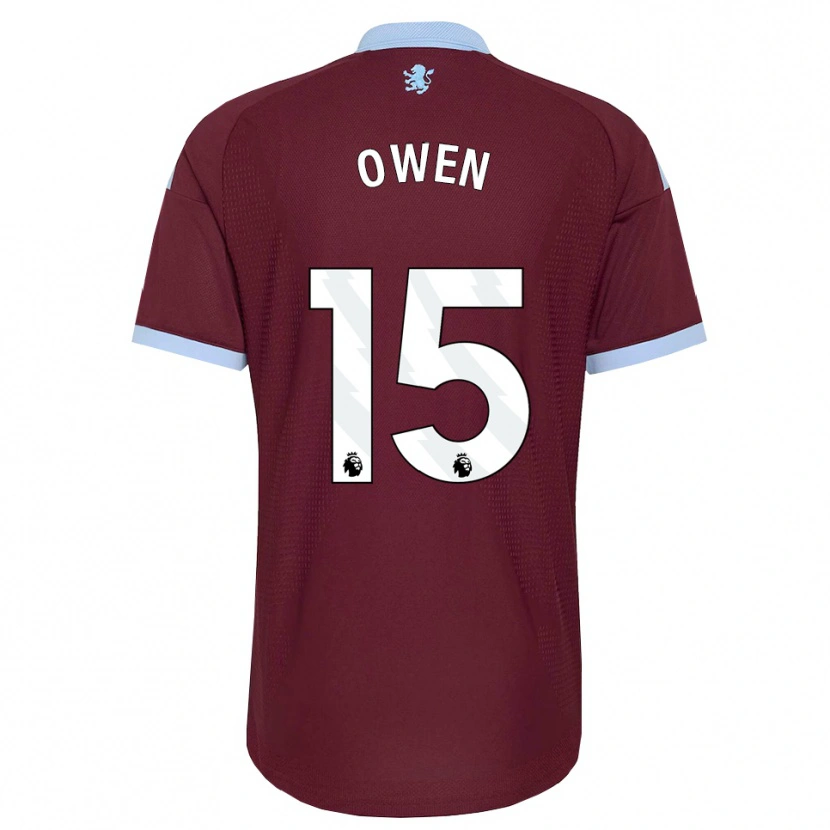 Danxen Kinderen Curtis Owen #15 Korenbloemblauw Bordeaux Thuisshirt Thuistenue 2026/27 T-Shirt