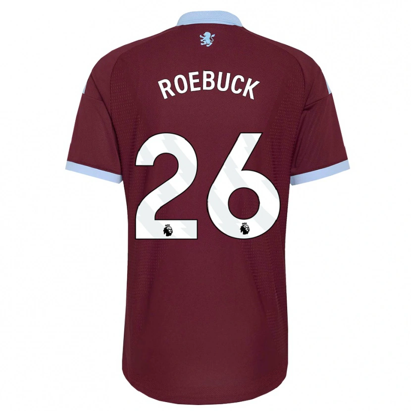 Danxen Kinderen Ellie Roebuck #26 Korenbloemblauw Bordeaux Thuisshirt Thuistenue 2026/27 T-Shirt