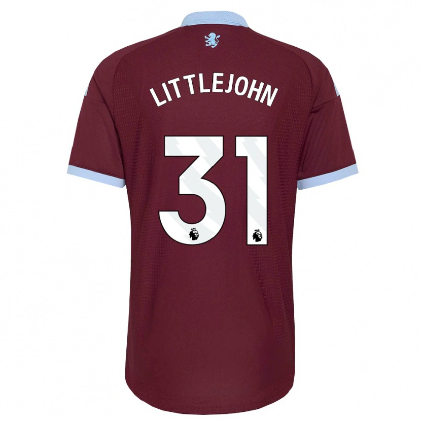 Danxen Kinderen Ruesha Littlejohn #31 Korenbloemblauw Bordeaux Thuisshirt Thuistenue 2026/27 T-Shirt